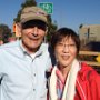 Jim Sweeney, Jean Sweeney Open Space Park Fund Co-Chairman,  with clean up day sponsor Alameda County Supervisor Wilma Chan.